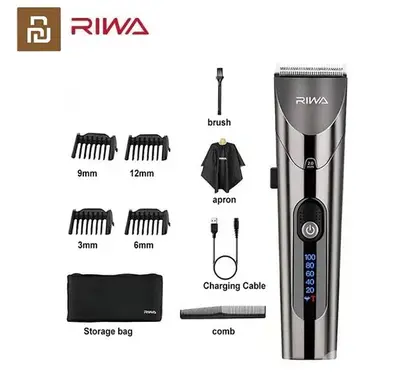 Professional Xiaomi RIWA Hair trimmer Clipper cordless مكنة حلاقة