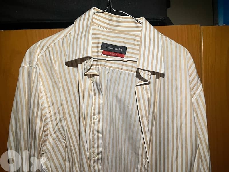 moustache long sleeve shirt for 5 $ 0