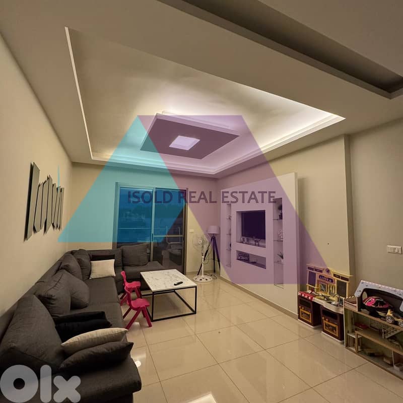 Fully Furnished 115 m2 Apartment + Open View for Sale in Sabtieh 0