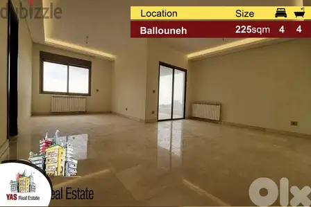 Ballouneh 225m2 | Brand New | Panoramic View | Luxury |