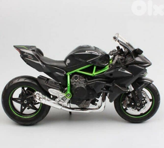 Kawasaki Ninja H2-R diecast motorcycle model 1:12 1