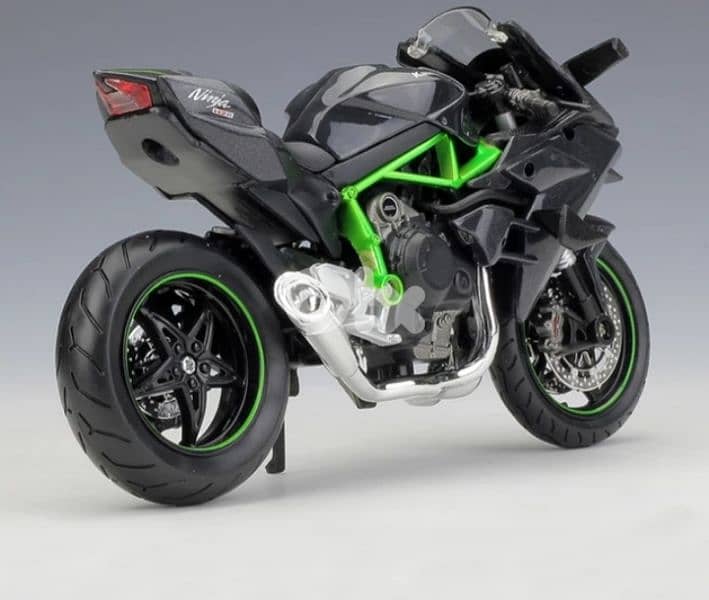 Kawasaki Ninja H2-R diecast motorcycle model 1:12 4