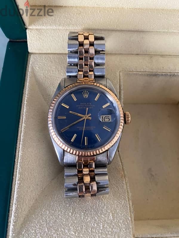 super rare rolex date just rose gold ref 1601 1