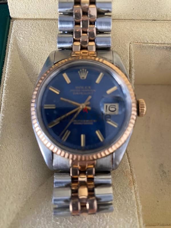 super rare rolex date just rose gold ref 1601 2