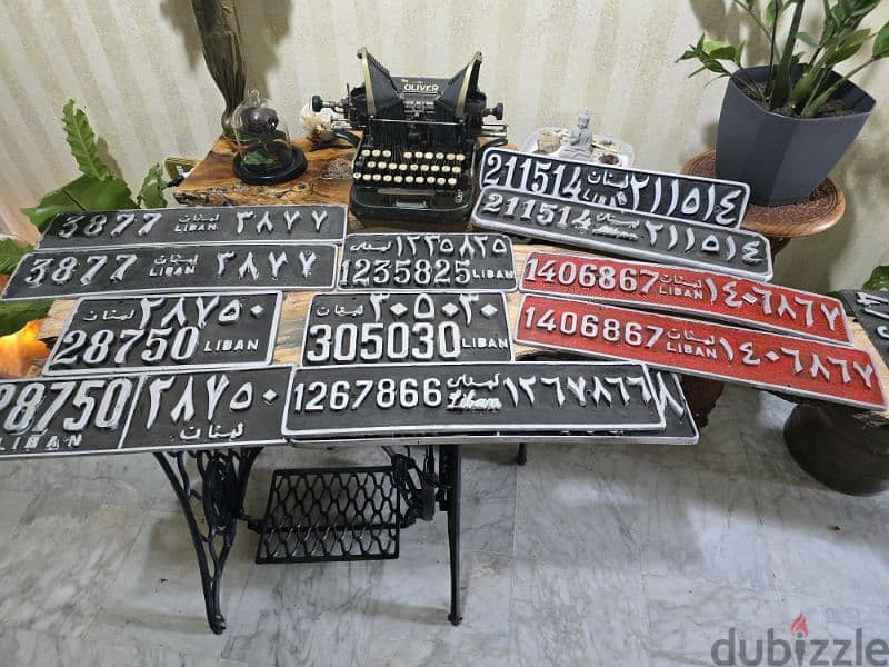 vintage car plates 0