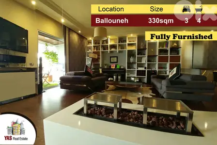 Ballouneh 330m2 | Designer's Signature | Fully furnished -