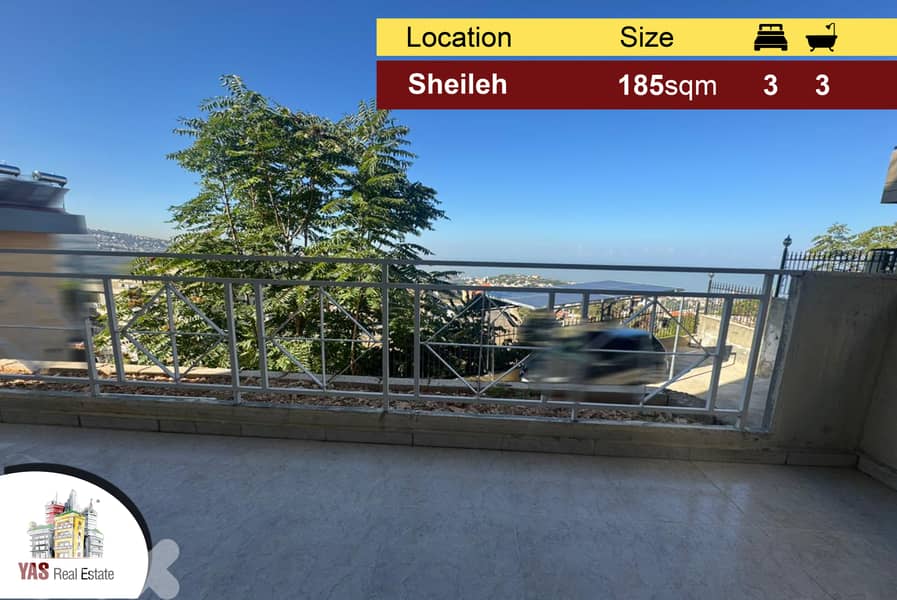 Sheileh 185m2 | Excellent Condition | Panoramic View |Luxurious |Catch 0