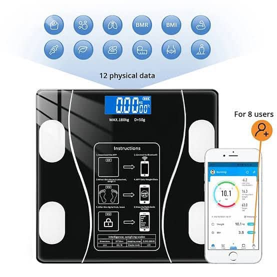 Body Scale with Phone App 0