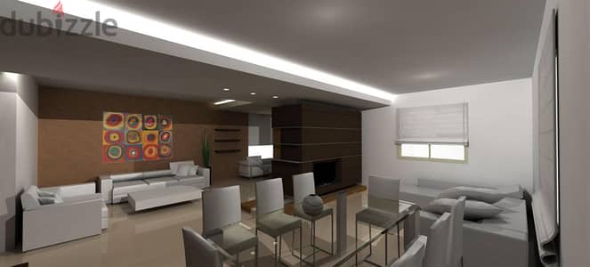MANSOURIEH PRIME (250SQ) FULLY DECORATED WITH TERRACE , (MA-209)