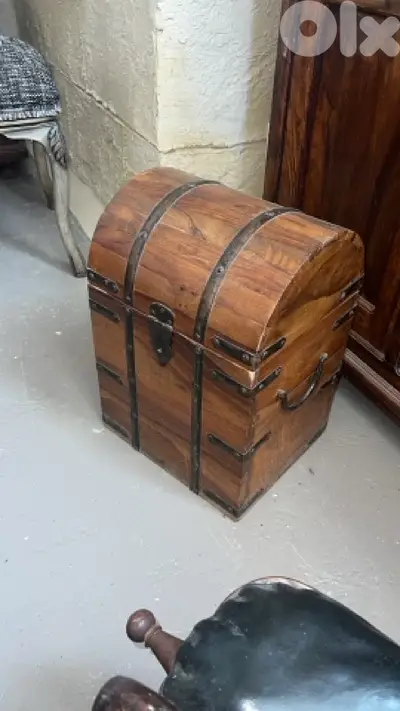 solid wood teak box