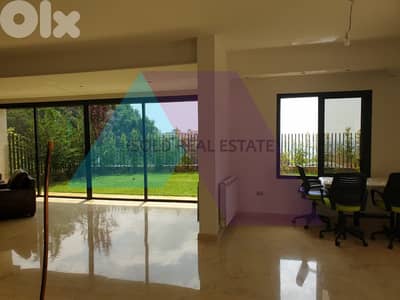 A 270 m2 GF Apartment+200 m2 Garden+Open View for sale in Bsalim
