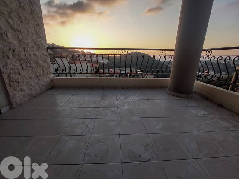 310 SQM Furnished Duplex in Zikrit, Metn with a Breathtaking Sea View 0