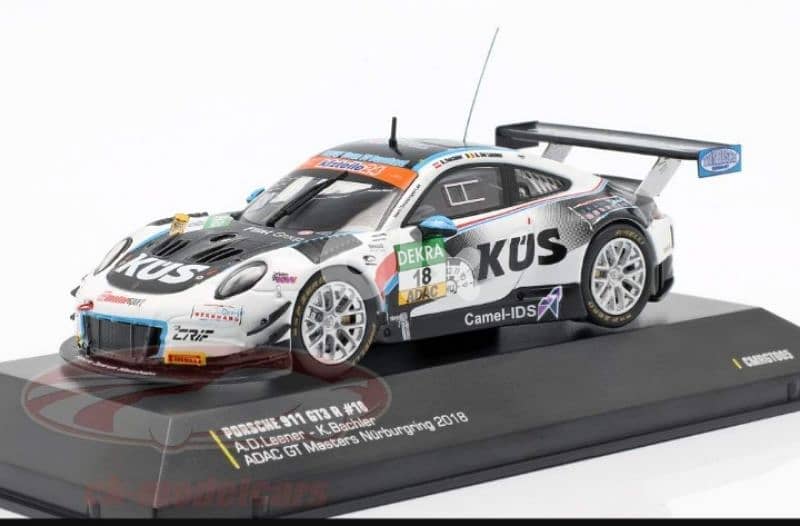 Porsche GT3 R (Nurburgring 2018) diecast car model 1;43. 1