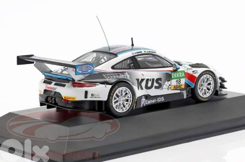 Porsche GT3 R (Nurburgring 2018) diecast car model 1;43. 3