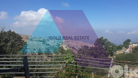 A 1010 m2 land having an open mountain view for sale in Zaarour