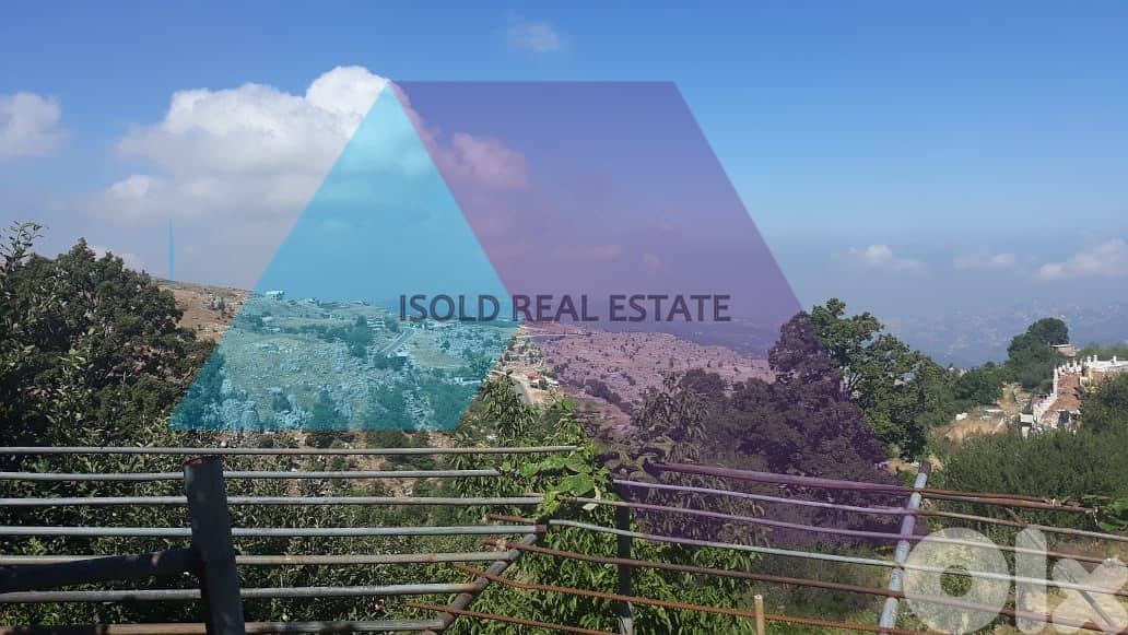 A 1010 m2 land having an open mountain view for sale in Zaarour 0