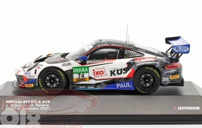 Porsche GT3 R (GT Masters 2021) diecast car model 1;43 2