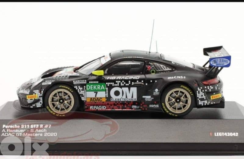 Porsche GT3 R (GT Masters 2020) diecast car model 1;43. 2