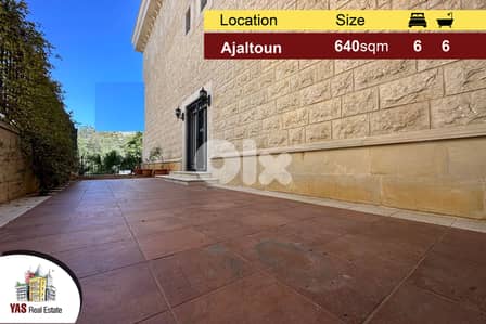 Ajaltoun 640m2 Villa | 400m2 Land | Luxurious | Prime | Catch |