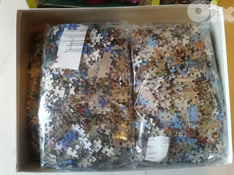 5 puzzles in 1 box 1000 pcs each 48*67 made i Holland read description 2
