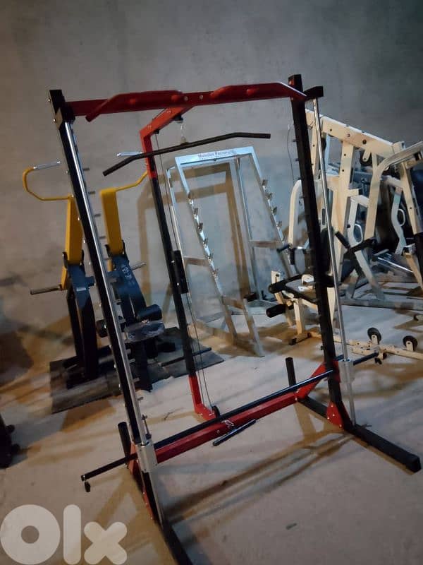 lat pull down & lat row plus Smith machine all in 1 GEO SPORT 03027072 0