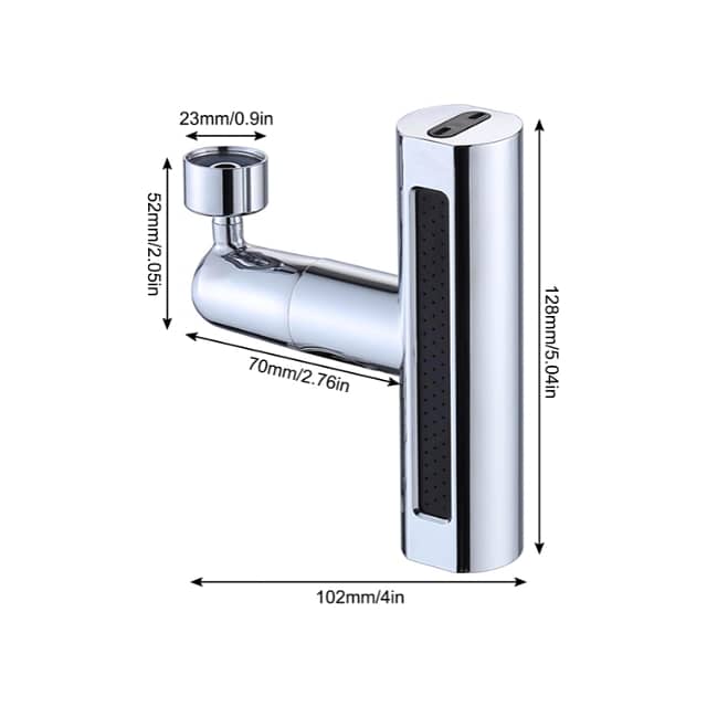 Rotatable Kitchen Faucet with 360° Spray Head, 4 Modes, Filter 4