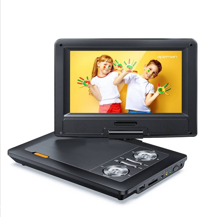 Apeman 12''  rechargeable DVD Player 9.5'' HD Screen/4$ delivery 7