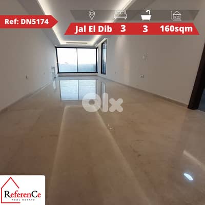 Deluxe apartment for sale in Jal El Dib شقة فخمة للبيع في جل الديب