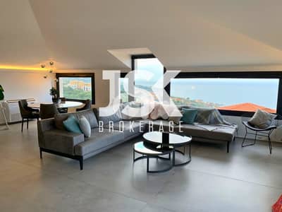 L16313 - Modern Duplex With Seaview For Sale in Batroun Kfaraabida