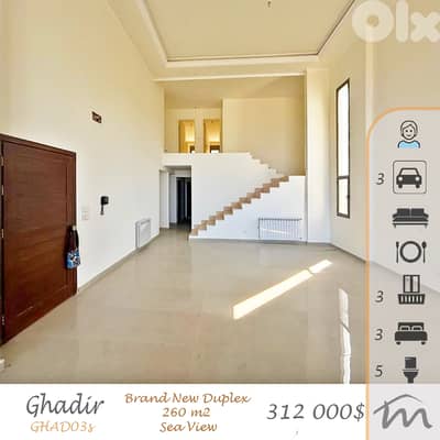 Ghadir | 3 Master Bedrooms | Open Sea View | PAYMENT FACILITIES Option