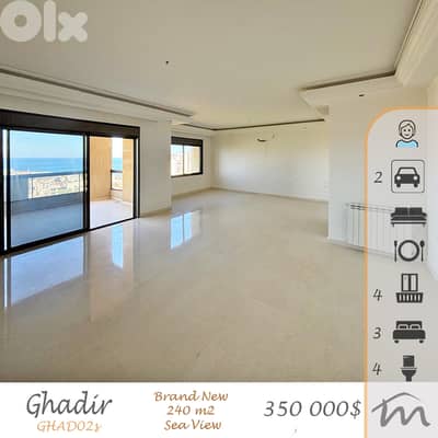 Ghadir | 40% DOWNPAYMENT , 2 YEARS PAYMENT FACILITIES | 4 Balconies