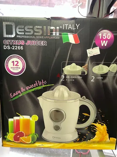 Dessini مكنة عصير ليمون حامض