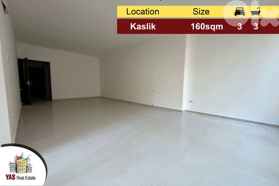 Kaslik 160m2 | Brand New | Calm Street | Luxury | EH | 0