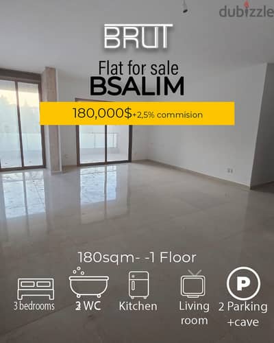 180 sqm apartment fr sale in Bsalim Brand new !Catchy price!