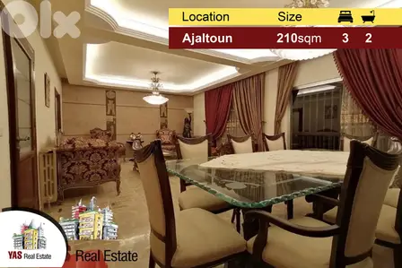 Ajaltoun 210m2 | Mint Condition | Decorated | Open View | YV |