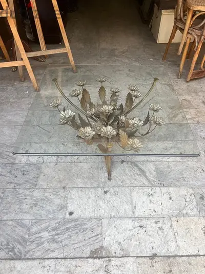 طاولة نص ولا اروع شغل ايطالي تصميم السبعينات 1970 vintage table