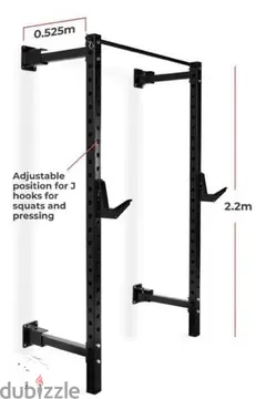 Wall rack foldable NEW heavy duty 200$ - Gym, Fitness & Combat sports ...