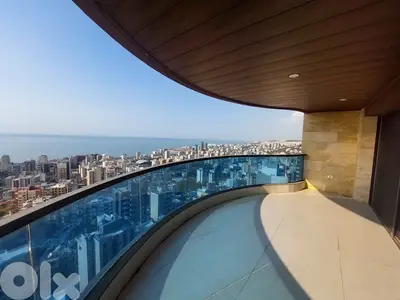 210 SQM New Apartment in Jal El Dib, Metn with Panoramic Sea View