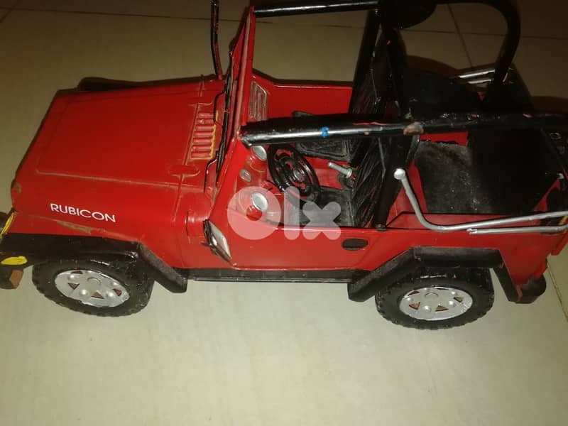Jeep Wrangler hand made metallic diecast 39*17 cm 3