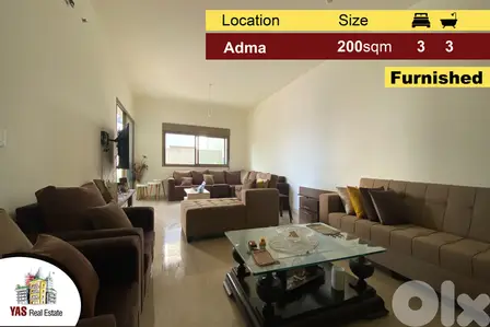 Adma 200m2 | 117m2 Terrace | Luxurious | Furnished | Sea View | RA |