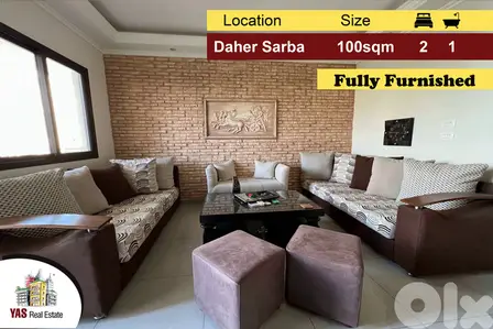 Daher Sarba 100m2 | Fully Furnished | Classical | Well Maintained|EHDA
