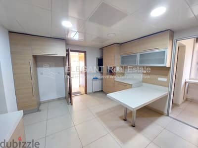 Spacious flat for rent | Huge Terrace | Minet el Hosn