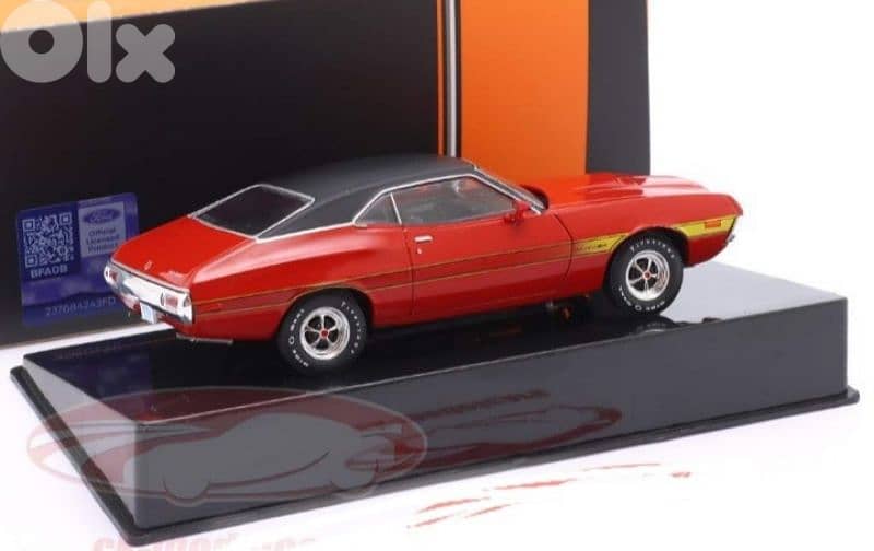 Ford Gran Torino sport 1972 diecast car model 1;43. 4