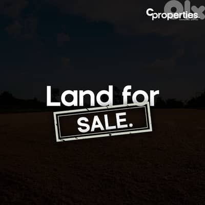 Land For Sale in Naher Ibrahim ارض للبيع في نهر ابرهيم CPJRK236