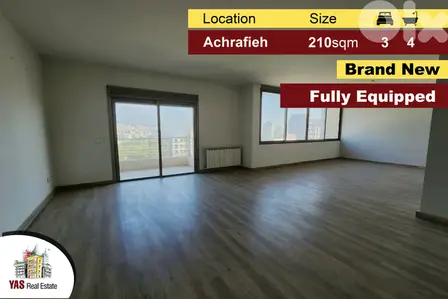 Achrafieh 210m2 | Brand New | High-End | Open View | Gym | SKH |