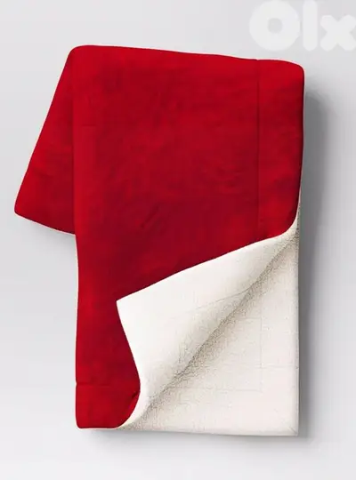 threshold faux shearling blanket