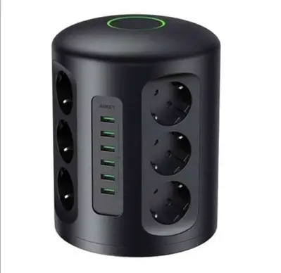 Aukey PowerHub XL 12 AC Outlets + 6 USB Ports | PA-S14  /4$delivery
