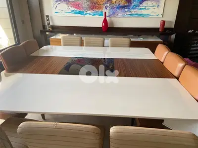 dining table with chairs