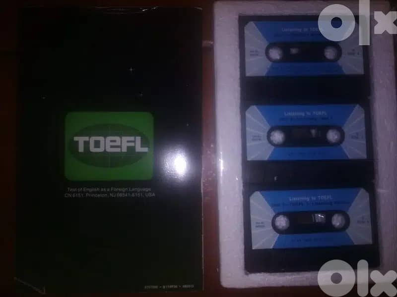 preparing for the toefl test workbook & 3 audio cassettes box set 1