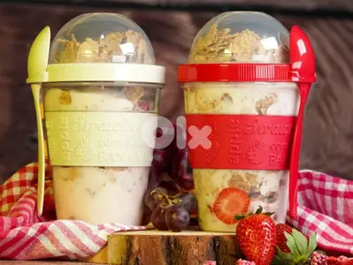 breakfast on the go cups